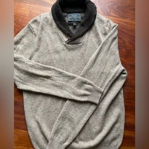 Joseph A. Bank shawl collar sweater